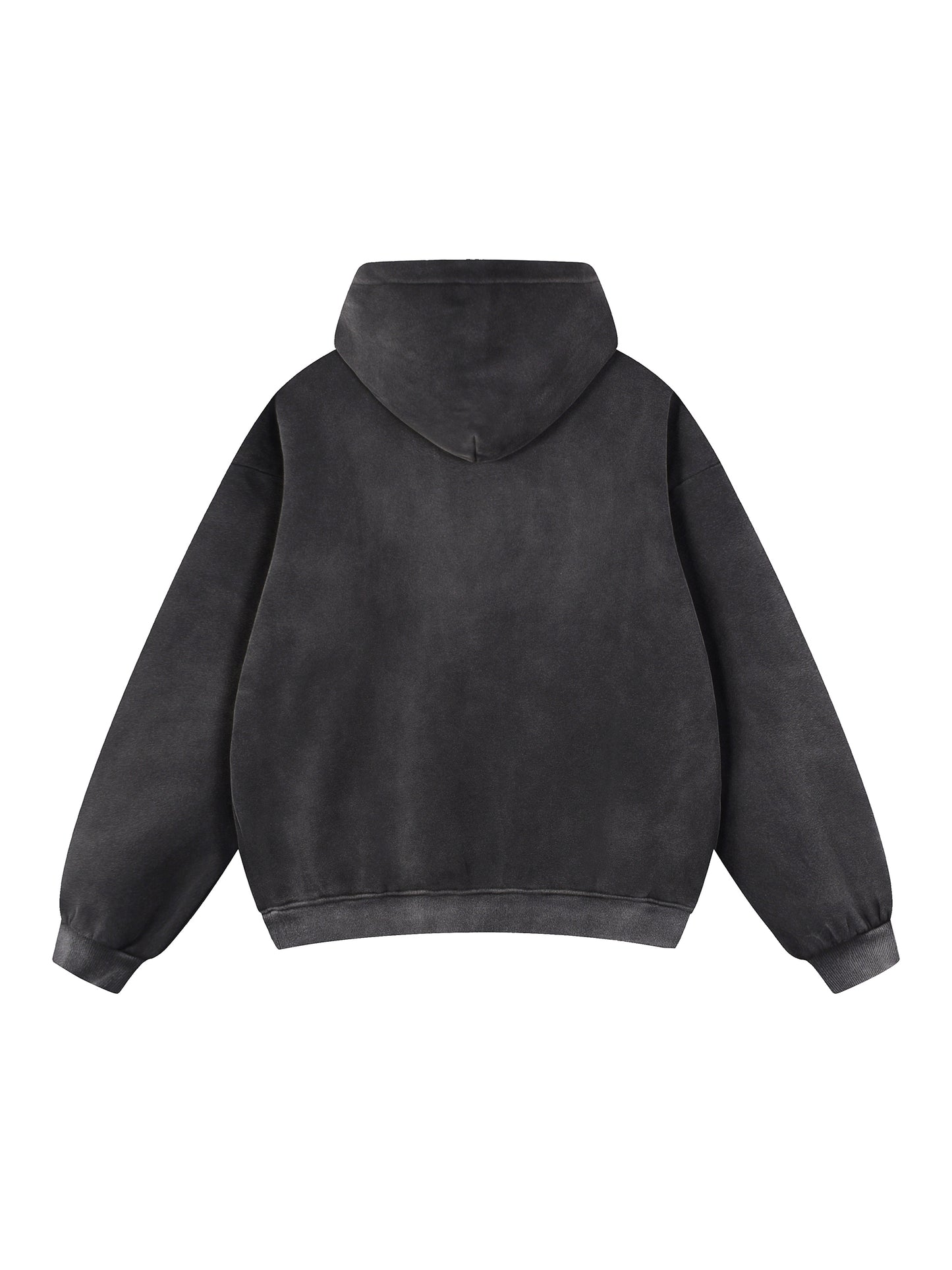 Sun Fade Contrast Tape Fleece Hoodie "PSALM 46:10"